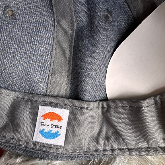 Tin & Steele Big Bro hat in charcoal gray (sz: 6m-3year) - Picture 2 of 2